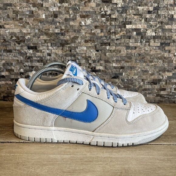 Nike Dunk Low CL 318020-041 Grey Blue White Mens Size 7.5